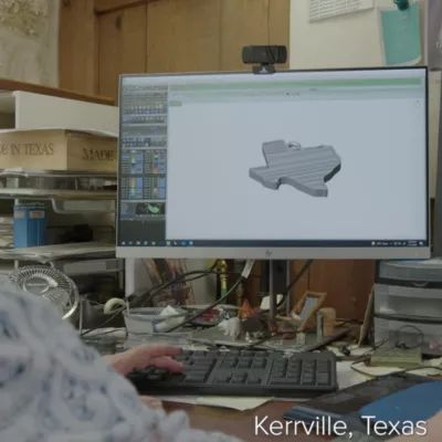 Enamel Texas Serape Charm in Sterling Silver - Image 5