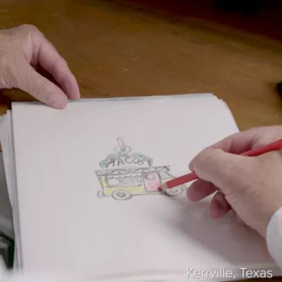 Enamel Taco Truck Charm in Sterling Silver - Image 6