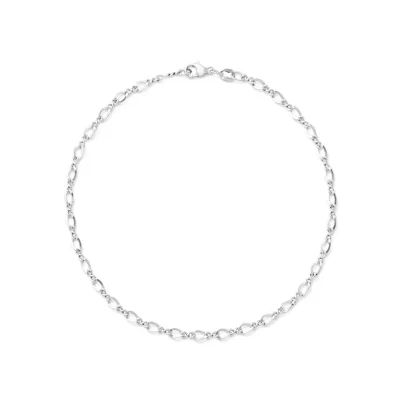 Medium Twist Anklet in Sterliing Silver