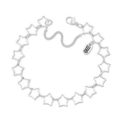 Star Charm Bracelet in Sterling Silver or 14K Yellow Gold