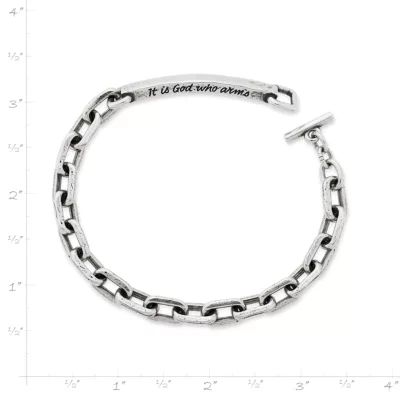 Armed with Strength Bracelet in Sterling Silver - Image 6