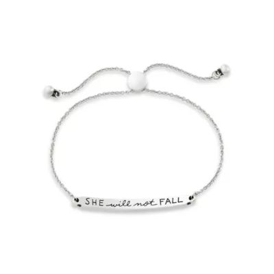 God is Within Her Slider Bracelet in Sterling Silver - Image 2