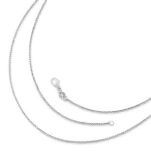 Fine Spiga Chain in Sterling Silver or 14K Yellow Gold