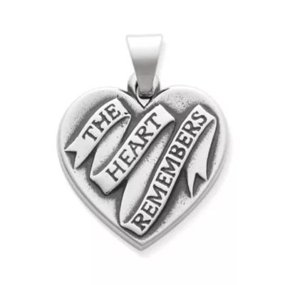 The Heart Remembers Pendant in Sterling Silver