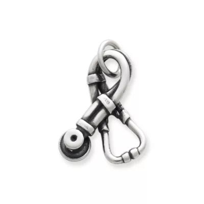Stethoscope Charm in Sterling Silver