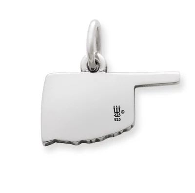 I Love Oklahoma Charm in Sterling Silver - Image 2