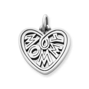 "Mommy" Charm in Sterling Silver