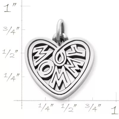 "Mommy" Charm in Sterling Silver - Image 2