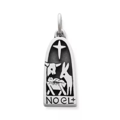 Noel Nativity Charm in Sterling Silver