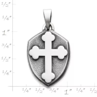 "Fear Not..." Pendant in Sterling Silver - Image 3