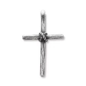 The Old Rugged Cross Pendant in Sterling Silver or 14K Yellow Gold