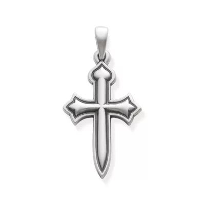 St. James Cross Pendant in Sterling Silver