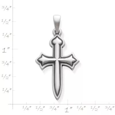 St. James Cross Pendant in Sterling Silver - Image 2