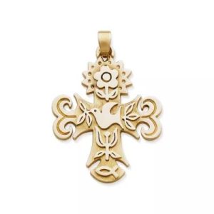 La Primavera Cross in 14K Yellow Gold