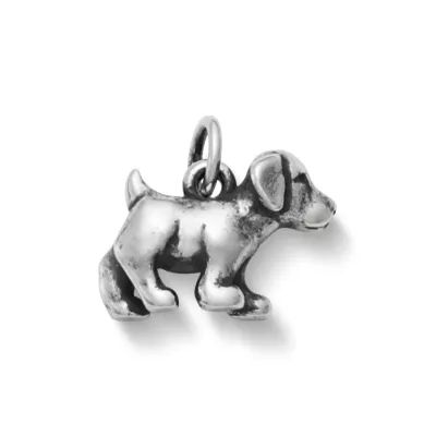 Puppy Charm in Sterling Silver