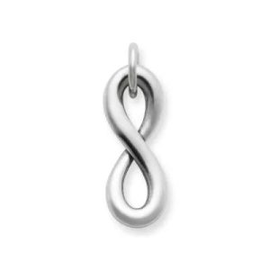 Infinity Charm in Sterling Silver or 14K Yellow Gold