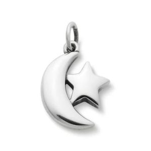 Starry Night Charm in Sterling Silver