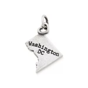 My "Washington DC" Charm in Sterling Silver