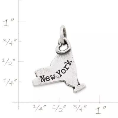 My "New York" Charm in Sterling Silver - Image 3