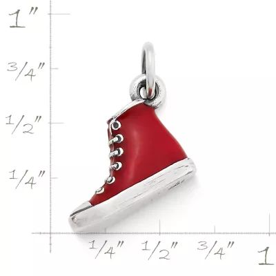 Enamel High Top Charm in Sterling Silver - Image 4