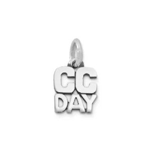 C C Day Charm in Sterling Silver