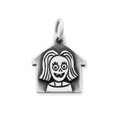 Idiots Delight Charm in Sterling Silver