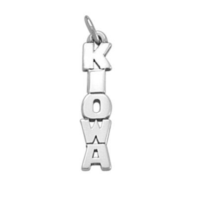 Kiowa Drop Charm in Sterling Silver