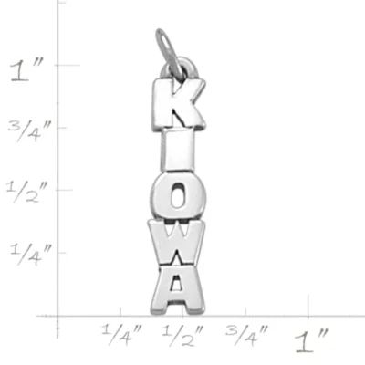 Kiowa Drop Charm in Sterling Silver - Image 2