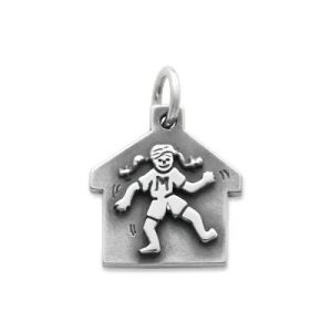 Wiggle Inn Charm in Sterling Silver