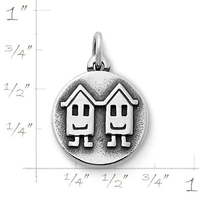 Twins I and II Charm in Sterling Silver - Image 2