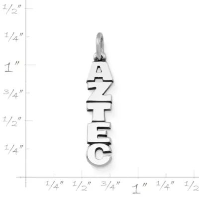 Aztec Drop Charm in Sterling Silver - Image 2