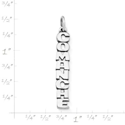 Comanche Drop Charm in Sterling Silver - Image 2