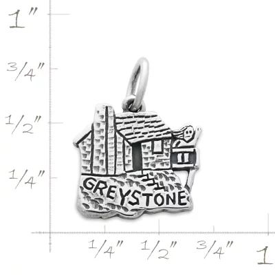 Greystone Cabin Charm in Sterling Silver - Image 2