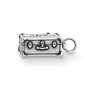 Camp Waldemar Footlocker Charm in Sterling Silver