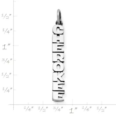 Cherokee Drop Charm in Sterling Silver - Image 2