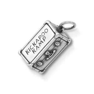Kamp Kickapoo Footlocker Charm in Sterling Silver