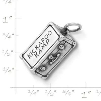 Kamp Kickapoo Footlocker Charm in Sterling Silver - Image 2
