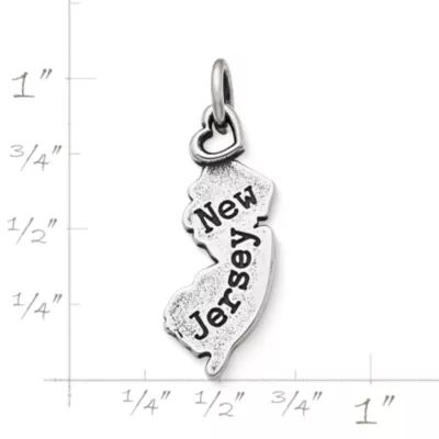 My "New Jersey" Charm in Sterling Silver - Image 3