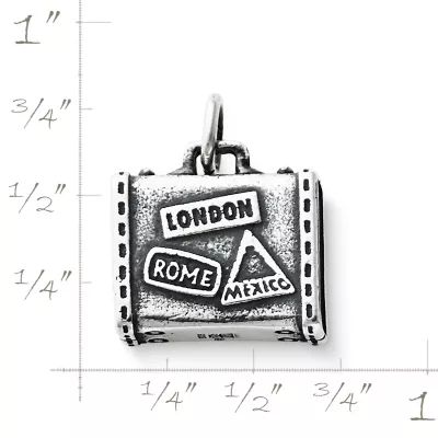 World Traveler Charm in Sterling Silver - Image 5