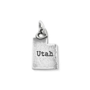 My "Utah" Charm in Sterling Silver
