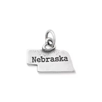 My "Nebraska" Charm in Sterling Silver