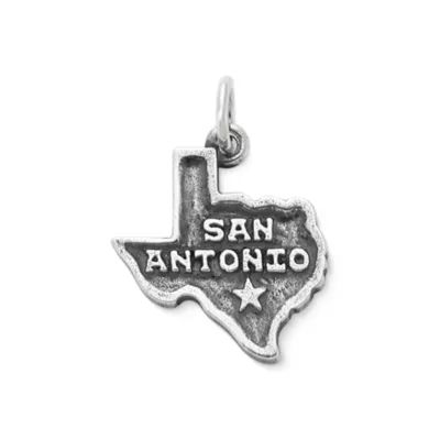 "San Antonio" Charm in Sterling Silver
