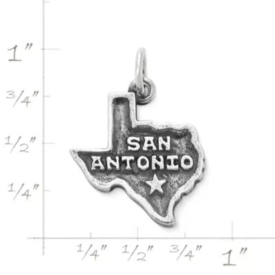 "San Antonio" Charm in Sterling Silver - Image 4
