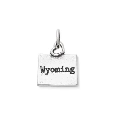 My "Wyoming" Charm in Sterling Silver