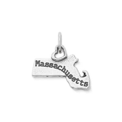 My "Massachusetts" Charm in Sterling Silver