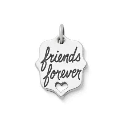 "Friends Forever" Charm in Sterling Silver