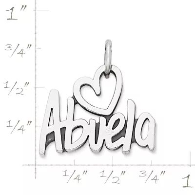 "Abuela" Charm in Sterling Silver - Image 2