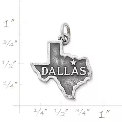 "Dallas" Charm in Sterling Silver - Image 3