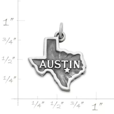 "Austin" Charm in Sterling Silver - Image 3