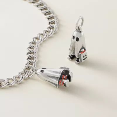 Enamel Trick or Treater Charm in Sterling Silver - Image 3